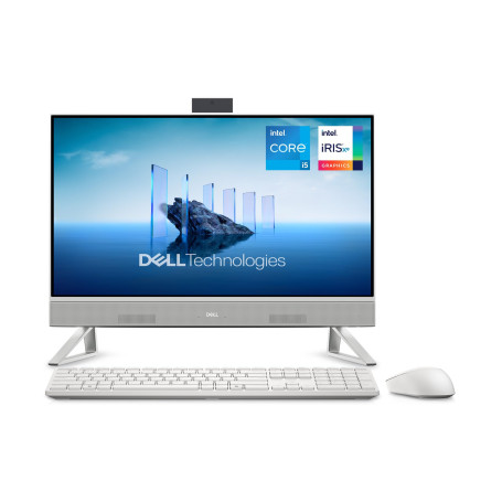 Dell 24 Tout-en-Un EC24250 Ordinateur Bureau 23,8" FHD IPS, Intel Core i5-1334U, Intel Iris XE, 16 Go RAM DDR5, 512 Go SSD, Wind