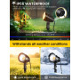 MEIKEE Spot LED Extérieur avec Piquet 7W Lot de 2 Éclairage Paysager Aluminium IP66 Étanche 500LM Blanc Chaud 3000K Tension 85-2