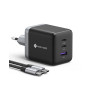 NOVOO 100W Chargeur USB C Rapide 3 Ports Prise USB C