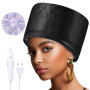 Bonnet Chauffant Cheveux Soin, Casque Chauffant Cheveux Afro, Bonnet Chauffant cheveux ajustable Contrôle de Température, Casque