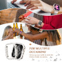 Kamita [4Pièces] Diamant Coque pour Apple Watch 10 42mm, Paillettes PC Bumper Case Sans Protecteur d'écran pour iWatch10, Bling 