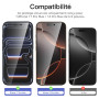 NEW'C Kit de 3, Verre Trempé Anti-Espion pour iPhone 17 Pro Max, iPhone 16 Pro Max (6,9 Pouces) Protection écran efficace contre