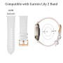 Issinlky Bracelet cuir pour Garmin Lily 2, 14MM Business bracelet pour Garmin Lily 2 Femmes