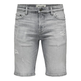 Only & Sons Short en Jean Homme