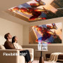 [App intégrée] Mini Vidéoprojecteur 4K & 8K Supporte, 1080P Projecteur Video avec Android 14, Portable Projecteur WiFi 6, BT 5.4