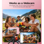 Appareil Photo Numérique 4K Digital: 64MP Appareil Photo Compact pour Vidéo avec Écran 3" Abattable 180° Digital Camera avec Zoo