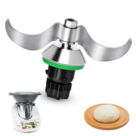 Hossom Couteau Mélangeur pour Thermomix TM5 / TM6, Couteau Mélangeur en Acier Inoxydable Accessoire de Remplacement Thermomix, P