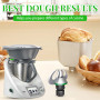 Hossom Couteau Mélangeur pour Thermomix TM5 / TM6, Couteau Mélangeur en Acier Inoxydable Accessoire de Remplacement Thermomix, P