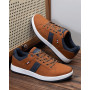 LANGDU Baskets Homme Chaussure Sneakers Marche Ville Casual Fitness Courtes Tennis Outdoor Business Chaussures Taille 41-46 EU
