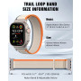 Higgs Bracelets Trail Loop Nylon Compatible avec Bracelet Apple Watch 44mm Ultra 3/2/1 49mm 42mm 45mm 46mm Homme, Réglable Nylon