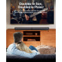 ULTIMEA Barres de Son TV, 2,2 Canaux Barre de Son 2-en-1 Détachable, Bluetooth 5.3 Enceinte pour TV avec Basses Réglables, 3 EQ 