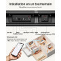 ULTIMEA Barres de Son TV, 2,2 Canaux Barre de Son 2-en-1 Détachable, Bluetooth 5.3 Enceinte pour TV avec Basses Réglables, 3 EQ 