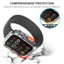 Diruite 2 Pièces Coque pour Apple Watch SE 3/2/1 /Series 6 5 4 44mm/Series 9/8/7 45mm Protection,Ultra Mince Antichoc Doux TPU C