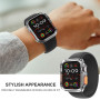 Diruite 2 Pièces Coque pour Apple Watch SE 3/2/1 /Series 6 5 4 44mm/Series 9/8/7 45mm Protection,Ultra Mince Antichoc Doux TPU C