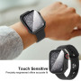 Diruite Protection Écran pour Apple Watch SE 3/2/1 /Series 6 5 4 44mm Coque,HD Apparence Créative Ultra Mince PC+Verre Trempé Ca