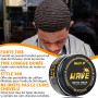 Pommade Wave pour hommes Strong Hold Easy Wash 360 Wave Training Hair Cream, Waves Grease pour hommes favorise les ondulations s