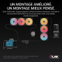 CORSAIR iCUE Link XD6 RGB Elite LCD Pump/Reservoir – Pompe FlowDrive Max, Écran LCD IPS 480x480, Capteur de Température Intégré,