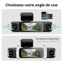 BOTSLAB 3K 4 canaux Dashcam Embarquée, 3K/4K Avant et 1080p*3 pour Voiture, Caméra Embarquée 560° pour Voiture, Wi-FI 5,8 GHz et