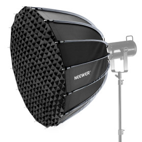 NEEWER Support parabolique Bowens de 90 cm, libération Rapide avec diffuseurs/Grille/Sac pour éclairage continu vidéo CB60 CB200