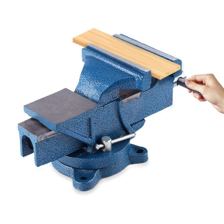 Etau Heavy Duty Rotatif à 360 °, Mors de Serrage de 127 mm Etau de Table en Fonte Mors en Acier de Fixation sûre des pièces avec