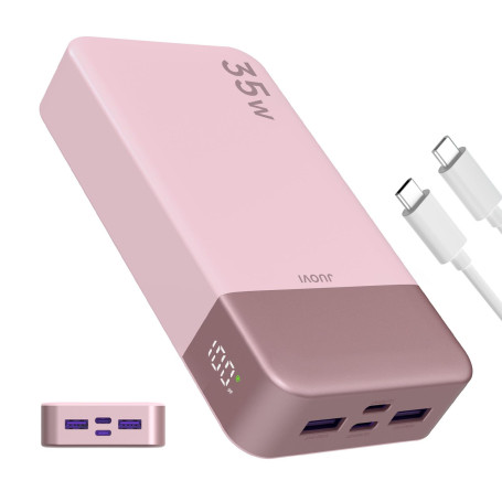 Chargeur Portable 20000mAh, JUOVI Chargeur Portable 35W, Chargement Rapide, PD3.0 QC4.0 Batterie Externe pour téléphone avec Aff