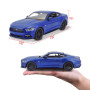 MayCheong - Voiture Miniature à l'échelle 1:24 - Ford Mustang Shelby GT 500 - Bleue - Jouet pour Enfants - à Collectionner à par