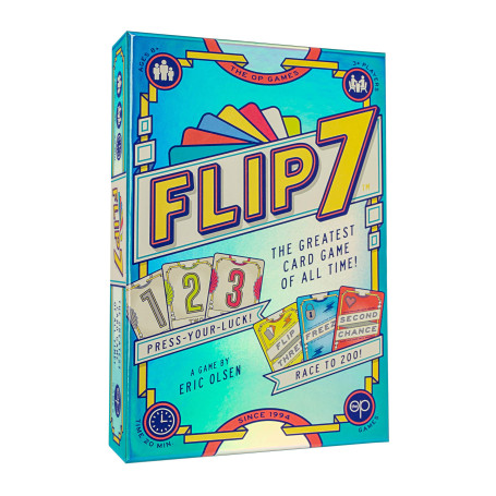 Flip 7 | The Ultimate Blend of Press Your Luck and Strategy | Fast-Paced Addictive Card Game | Quick to Learn and Easy to Teach 