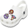 Yoimckay 20 Pièces Charmes Chaussure Dessin Animé pour Enfant, Cute Anime Shoe Charms, Crocs Pins, Charmes Chaussure en PVC, pou