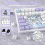ATTACK SHARK X820 Ultra Clavier Mécanique sans Fil avec Écran TFT Intelligent & Molette, Clavier Gaming 75% Hot-Swappable, BT/2,