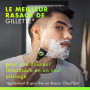 Gillette Labs Rasoir Pour Homme Avec Barre Exfoliante, Edition Neon Night, Manche Réutilisable Et 8 Cartouches De Recharge Gille