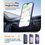 CANSHN Coque Magnétique pour iPhone 17 Pro Max (6,9 Pouces), Compatible avec MagSafe, [Protection Complète de l'appareil Photo] 