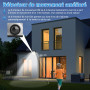 KagoLing Lampes solaires d'extérieur 202 LED avec détecteur de mouvement, étanchéité IP65, angle d'éclairage 120 °, Lot de 2 app