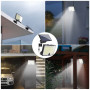 KagoLing Lampes solaires d'extérieur 202 LED avec détecteur de mouvement, étanchéité IP65, angle d'éclairage 120 °, Lot de 2 app