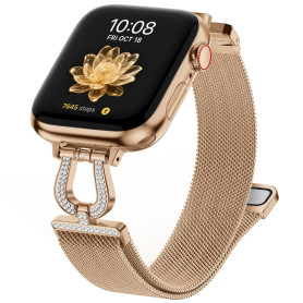 Fullmosa Bracelet Métallique Compatible avec Bracelet Apple Watch 42mm(S11/10) 40mm 41mm 38mm 44mm 46mm 45mm 49mm