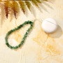 BEEFLYING 1Pcs Bracelet de Sangle de Poignet en Éclats de Pierre d'Aventurine Verte pour Téléphone Portable,Bracelet Anti-Perte 
