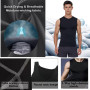 Débardeur de Compression Sport Homme Gainant Maillot de Corps Amincissant Ventre Plat Minceur Sous-vêtements