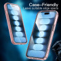 JETech Protection D'écran pour iPhone 15 6,1 Pouces, Sans Bulle, Film en Verre Trempé avec Outil d'Installation Facile, Compatib