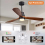 SENECESLI Panneau de Remplacement de Lumière de Ventilateur de Plafond 15W, 5,3 en Kit d'éclairage LED, 3cct 3000K 4200K 6500K, 