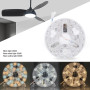 SENECESLI Panneau de Remplacement de Lumière de Ventilateur de Plafond 15W, 5,3 en Kit d'éclairage LED, 3cct 3000K 4200K 6500K, 