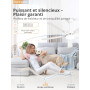 ZMISHIBO Ventilateur de Plafond avec Éclairage,Ø132 cm Silencieux avec Télécommande et Application,Moteur DC Réversible,Plafonni