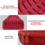 Aenllosi pour Enceinte Bluetooth JBL Charge 6, étui de Voyage Rigide avec Sangle d'épaule, Rouge, étui Uniquement