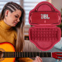 Aenllosi pour Enceinte Bluetooth JBL Charge 6, étui de Voyage Rigide avec Sangle d'épaule, Rouge, étui Uniquement