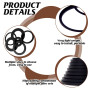 8pcs Step Rings Adaptateur Filtre, Bague d'Adaptation pour Filtre d'Objectif d'Appareil Photo Métal, Anneaux de Lentille, Compat