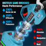 Yanhama Sécateur Électrique sans Fil 50mm, Ouverture 4 tailles, SK5 Lame, Secateur Electrique Professionnel avec Batterie 4000mA