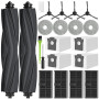 RUKHOOL L40 Ultra AE Accessoires pour Dreame L10s Ultra Gen 2 / Mova E30 Ultra / L10s Pro Ultra Heat Pièces Rechange 4 Sacs à Po