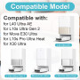 RUKHOOL L40 Ultra AE Accessoires pour Dreame L10s Ultra Gen 2 / Mova E30 Ultra / L10s Pro Ultra Heat Pièces Rechange 4 Sacs à Po
