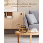 Poste Radio Vintage, PRUNUS J-150 AM/FM/SW Radio Portable Rechargeable avec Batterie 1200mAh et Piles D, Transistor Radio Blueto