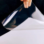 Papier autocollant en vinyle transparent imprimable pour imprimante à jet d'encre - Format A4 (297 x 210 mm), imperméable et aut