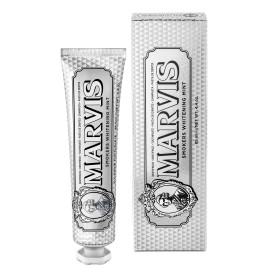 Marvis Dentifrice blanchissant pour fumeurs, Menthe, 85 ml, Favorise le blanchiment naturel des dents, Dentifrice anti-plaque & 