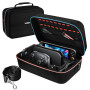 ivoler Pochette de Transport Tout-en-Un Nintendo Switch 2, Housse Étui de Protection Rigide de Luxe Grande Capacité avec Bandoul